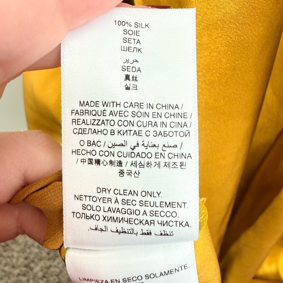 NWT DÔEN Odelina Dress Oakmoss Silk Satin Lace Trim Maxi Slip Dress XL - Picture 9 of 9